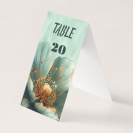 Modern Minimalist Emerald and Gold Wedding