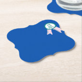 “Modern Minimalist Funny Dad Joke Survivor Korean  Untersetzer (angewinkelt)