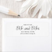 Modern Minimalist Future Mr and Mrs Return (Insitu)