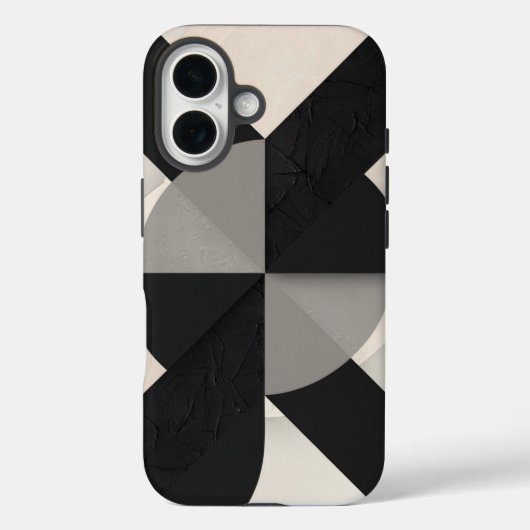 Modern Minimalist Geometric Case-Mate iPhone Hülle (Rückseite)