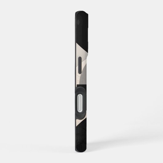 Modern Minimalist Geometric iPhone 16 Hülle (Rechte Seite)