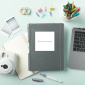 Modern Minimalist Hashtag Sticker (iPad Hülle)