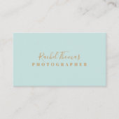 Modern Minimalist Luxury Chic Stylish Professional Visitenkarte (Vorderseite)