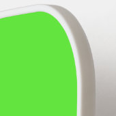 Modern Minimalist Monogram Name Cool Green Sports Pickleball Schläger (Linke Seite)