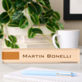 Modern Minimalist Namensplakette