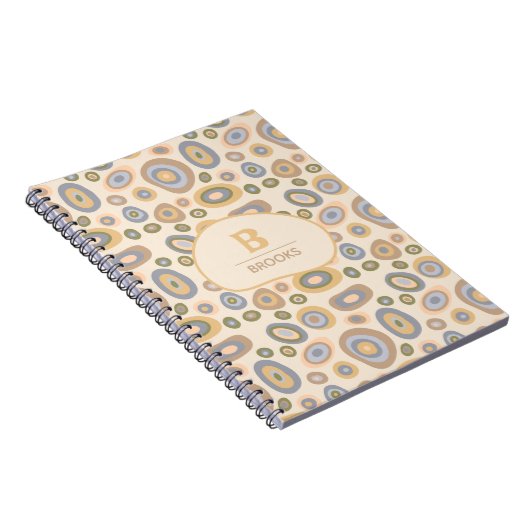 Modern Minimalist Organic Personalized Notizblock (Rechte Seite)