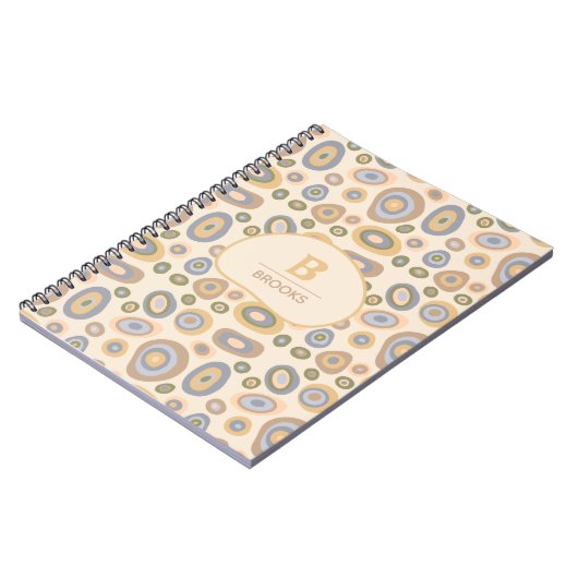 Modern Minimalist Organic Personalized Notizblock (Linke Seite)