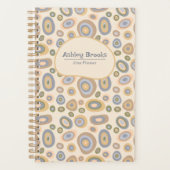 Modern Minimalist Organic Personalized Planner Planer (Vorderseite)