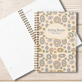 Modern Minimalist Organic Personalized Planner Planer