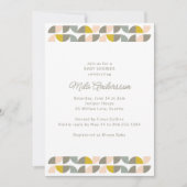 Modern Minimalist Pastel Aesthetic Baby Shower Einladung (Vorderseite)