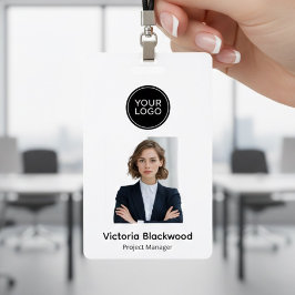 Modern Minimalist Personalized Photo Ausweis