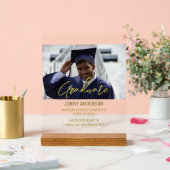 Modern Minimalist Photo and Script Acrylschild (Hochzeit)