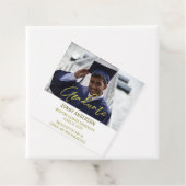 Modern Minimalist Photo and Script Geschenkanhänger (Beispiel)