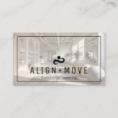 Modern Minimalist Photos Personal Trainer & Coach Visitenkarte (Vorderseite)