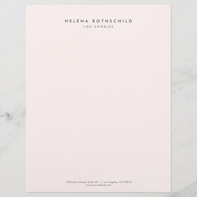 Modern Minimalist Professional Business Briefbogen (Vorderseite)
