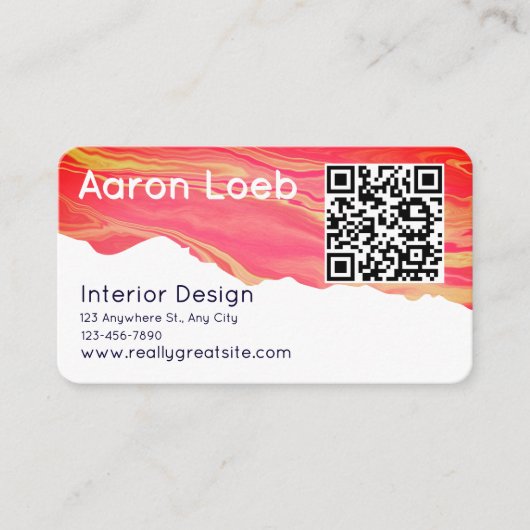 Modern Minimalist Professional Business Card Visitenkarte (Vorderseite)
