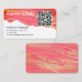 Modern Minimalist Professional Business Card Visitenkarte (Vorne/Hinten)