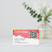Modern Minimalist Professional Business Card Visitenkarte (Stehend Vorderseite)