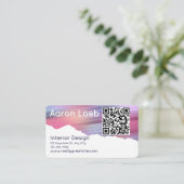 Modern Minimalist Professional Business Card Visitenkarte (Stehend Vorderseite)
