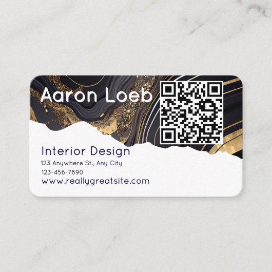 Modern Minimalist Professional Business Card Visitenkarte (Vorderseite)