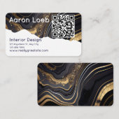 Modern Minimalist Professional Business Card Visitenkarte (Vorne/Hinten)