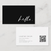 Modern minimalist professional business card visitenkarte (Vorne/Hinten)