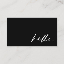 Modern minimalist professional business card visitenkarte