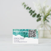 Modern Minimalist Professional Business Card Visitenkarte (Stehend Vorderseite)