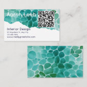 Modern Minimalist Professional Business Card Visitenkarte (Vorne/Hinten)