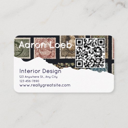 Modern Minimalist Professional Business Card Visitenkarte (Vorderseite)