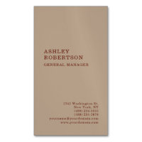 Modern minimalist professionell schlicht