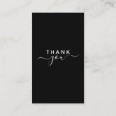 Modern Minimalist QR Code Google Review Visitenkarte (Rückseite)