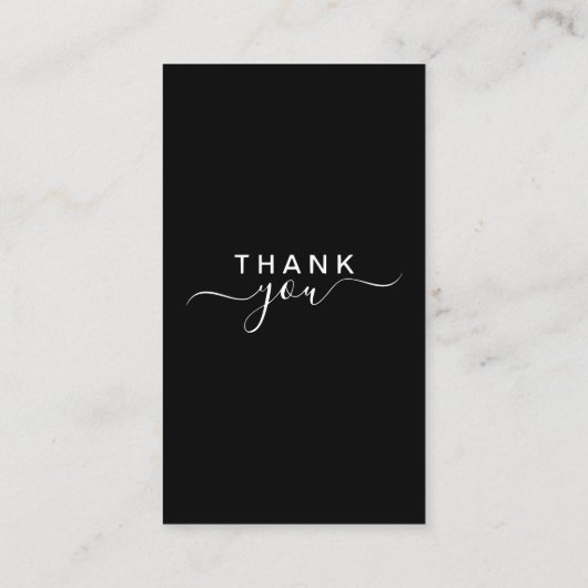 Modern Minimalist QR Code Google Review Visitenkarte (Rückseite)