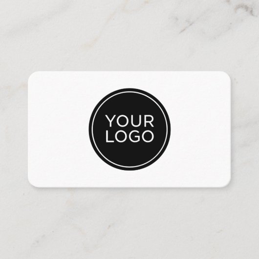 Modern Minimalist QR Code Visitenkarte (Vorderseite)