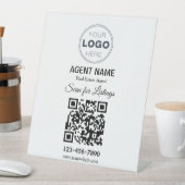 Modern Minimalist Real Estate Listing Scan Sockelschild (In Situ)