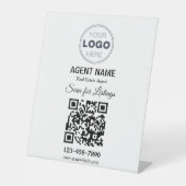 Modern Minimalist Real Estate Listing Scan Sockelschild (Vorderseite)