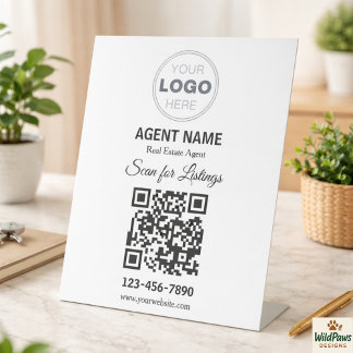 Modern Minimalist Real Estate Listing Scan Sockelschild