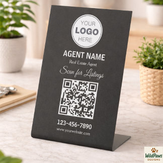 Modern Minimalist Real Estate Listing Scan Sockelschild