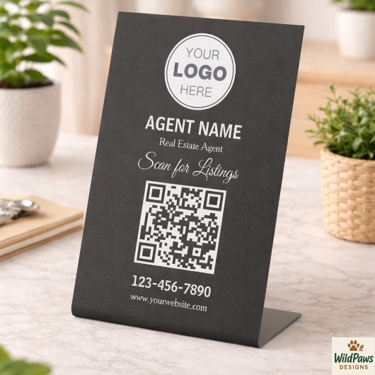 Modern Minimalist Real Estate Listing Scan Sockelschild