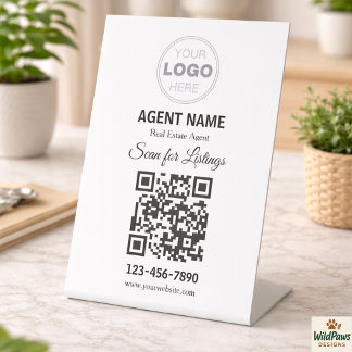 Modern Minimalist Real Estate Listing Scan Sockelschild