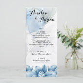 Modern Minimalist Reception Dinner Menu Menükarte (Stehend Vorderseite)