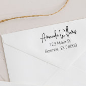 Modern Minimalist Return Address Permastempel