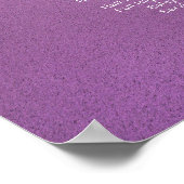 Modern Minimalist Salon Price List Sign for Beauty Poster (Ecke)