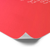 Modern Minimalist Salon Price List Sign for Beauty Poster (Ecke)