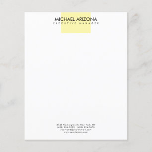 Modern minimalist schlicht einfach flyer