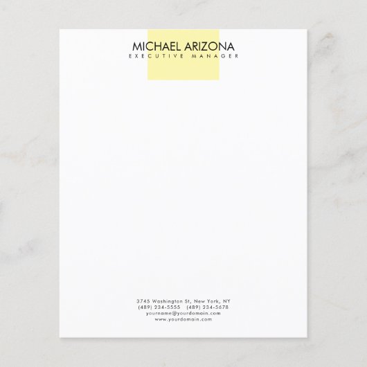 Modern minimalist schlicht einfach flyer (Vorne)