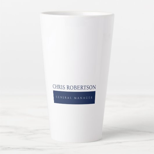 Modern minimalist schlicht milchtasse (Vorderseite)