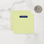 Modern minimalist schlicht mitteilungskarte (Vorderseite/Rückseite Beispiel)