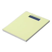 Modern minimalist schlicht notizblock (Rotiert)