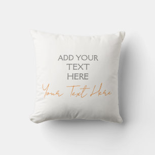 Modern minimalist, schlicht, personalisiert, Text  Kissen